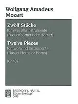 Wolfgang Amadeus Mozart Notenblätter 12 Duos KV487