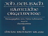Johann Sebastian Bach Notenblätter Sämtliche Orgelwerke Band 10