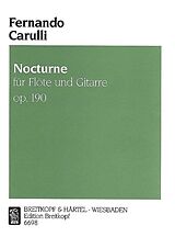 Ferdinando Carulli Notenblätter Nocturne op.190