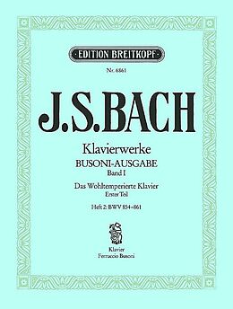 Johann Sebastian Bach Notenblätter Das wohltemperierte Klavier - Teil 1 Band 2