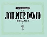 Johann Nepomuk David Notenblätter Choralwerk Band 2 (Nr.7-15)