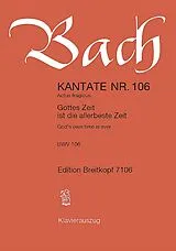 Johann Sebastian Bach Notenblätter Gottes Zeit ist die allerbeste Zeit