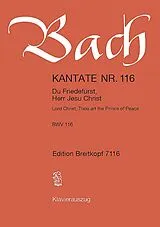 Johann Sebastian Bach Notenblätter Du Friedefürst, Herr Jesu Christ