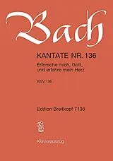 Johann Sebastian Bach Notenblätter Erforsche mich Gott und erfahre mein Herz