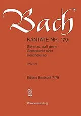 Johann Sebastian Bach Notenblätter Siehe zu dass deine Gottesfurcht nicht Heuchelei sei