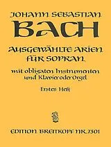 Johann Sebastian Bach Notenblätter Ausgewählte Arien Band 1