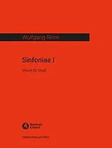 Wolfgang Rihm Notenblätter Sinfoniae 1 - Messe