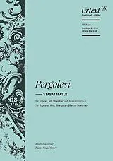 Giovanni Battista Pergolesi Notenblätter Stabat mater