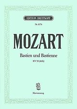 Wolfgang Amadeus Mozart Notenblätter Bastien und Bastienne KV50