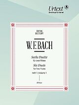 Wilhelm Friedemann Bach Notenblätter 6 Duette Band 1 (Nr.1-3)