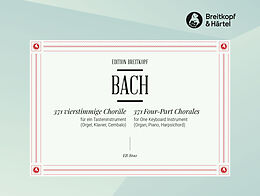 Johann Sebastian Bach Notenblätter 371 vierstimmige Choräle