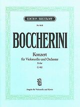Luigi Boccherini Notenblätter Konzert B-Dur G482