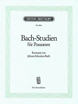 Johann Sebastian Bach Notenblätter Bach-Studien