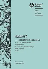 Wolfgang Amadeus Mozart Notenblätter Missa brevis C-Dur KV259