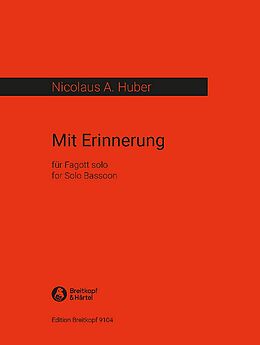 Nicolaus Anton Huber Notenblätter Mit Erinnerung