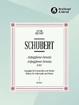 Franz Schubert Notenblätter Sonate a-Moll D821