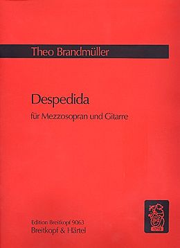 Theo Brandmüller Notenblätter Despedida