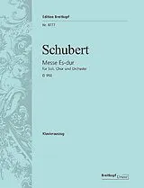 Franz Schubert Notenblätter Messe Es-Dur D950