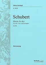 Franz Schubert Notenblätter Messe As-Dur D678