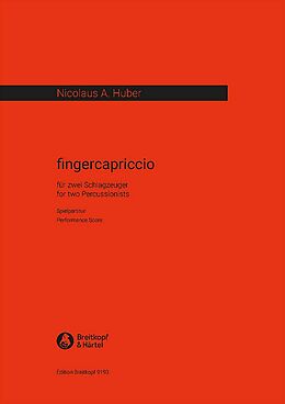 Nicolaus Anton Huber Notenblätter Fingercapriccio