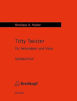 Nicolaus Anton Huber Notenblätter Titty Twister