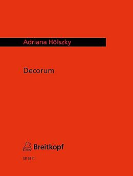 Adriana Hölszky Notenblätter Decorum W20-1983
