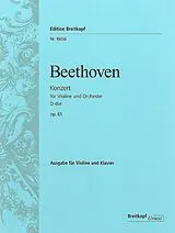 Ludwig van Beethoven Notenblätter Konzert D-Dur op.61