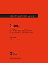 José María Sanchez-Verdú Notenblätter Dhamar