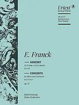 Eduard Franck Notenblätter Konzert op.13