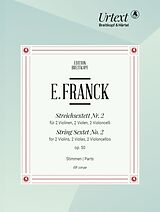 Eduard Franck Notenblätter Sextett D-Dur Nr.2 op.50