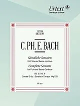 Carl Philipp Emanuel Bach Notenblätter Sämtliche Sonaten Band 6