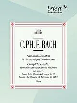 Carl Philipp Emanuel Bach Notenblätter Sämtliche Sonaten Band 3