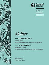 Gustav Mahler Notenblätter Sinfonie Nr.3
