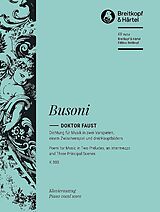 Ferruccio Busoni Notenblätter Doktor Faust K 303
