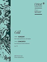 Hans Gál Notenblätter Violinkonzert op.39