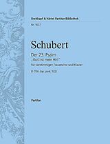 Franz Schubert Notenblätter Gott ist mein Hirt D706 op.post.132