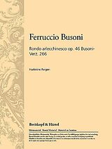 Ferruccio Busoni Notenblätter Harlekins Reigen op.46