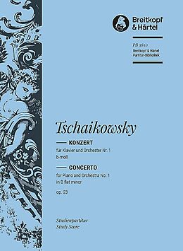 Peter Iljitsch Tschaikowsky Notenblätter Konzert b-Moll Nr.1