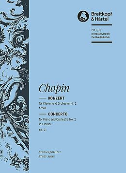Frédéric Chopin Notenblätter Konzert f-Moll Nr.2 op.21