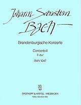 Johann Sebastian Bach Notenblätter Brandenburgisches Konzert F-Dur Nr.2 BWV1047