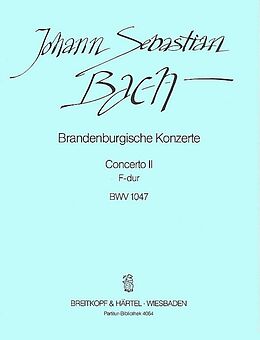 Johann Sebastian Bach Notenblätter Brandenburgisches Konzert F-Dur Nr.2 BWV1047
