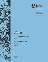 Johann Sebastian Bach Notenblätter Ouvertüre C-Dur Nr.1 BWV1066