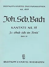 Johann Sebastian Bach Notenblätter Es erhub sich ein Streit