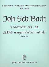 Johann Sebastian Bach Notenblätter Gottlob nun geht das Jahr zu Ende
