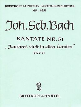 Johann Sebastian Bach Notenblätter Jauchzet Gott in allen Landen