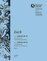 Johann Sebastian Bach Notenblätter Ich habe genug