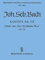 Johann Sebastian Bach Notenblätter Erhalt uns Herr bei deinem Wort