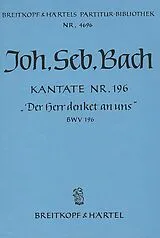 Johann Sebastian Bach Notenblätter Der Herr denket an uns