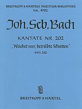 Johann Sebastian Bach Notenblätter Weichet nur betrübte Schatten