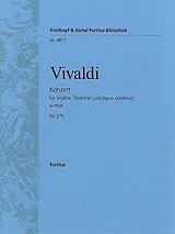 Antonio Vivaldi Notenblätter Concerto e-Moll RV275